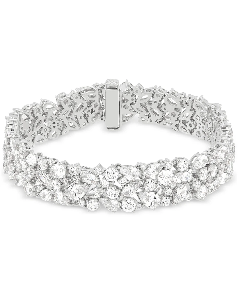 Arabella Cubic Zirconia Bangle (40-1/4 ct. t.w.) in Sterling Silver
