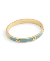 Coach Signature C Enamel Bangle Bracelet