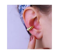 Spero London Croissant Ear Cuff No Piercing Sterling Silver 1 Piece