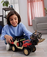 Matchbox Rc Jurassic World Dino Catcher Rc, Remote-Control Toy Truck with Dinosaur Figure