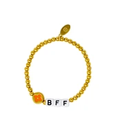 Zomi Gems Girls Bff Heart / Clover Bead Bracelet Set