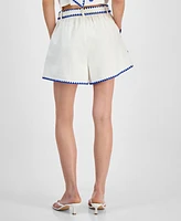 En Saison Women's Donatella Belted Shorts