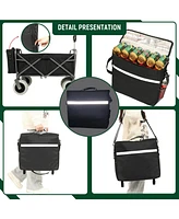 Beach Wagon - Big Wheels, 500lbs Capacity, All Terrain, Black