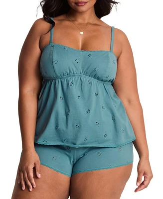 Adore Me Plus MaryLou Pajama Cami & Shorts Set