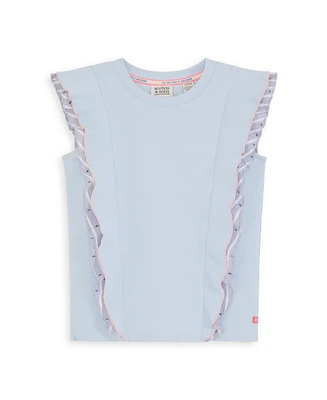 Scotch & Soda Big Girls Denim Group Shirt