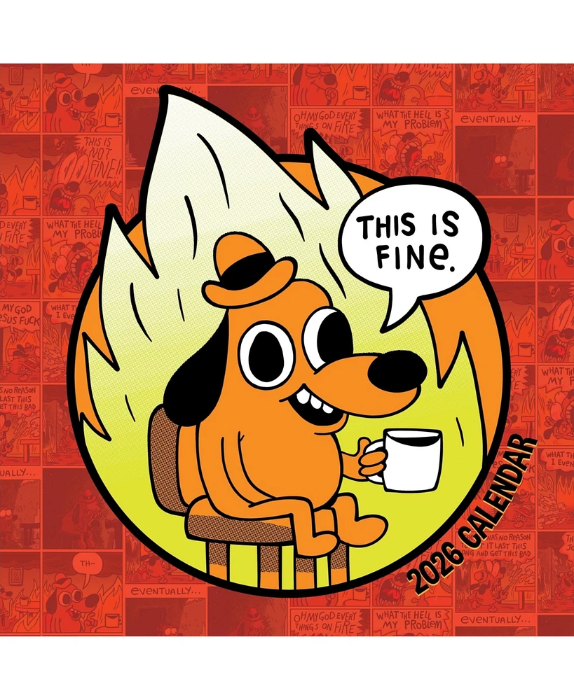 2026 This Is Fine Wall Calendar