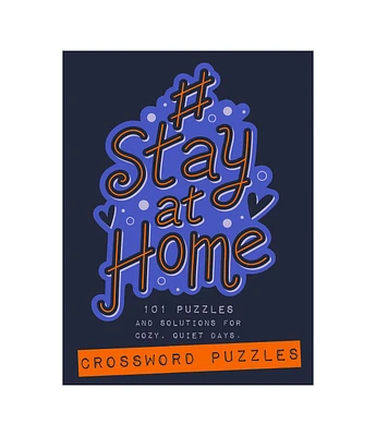 #StayatHome Crossword Puzzle Book Spiral Puzzle Pad