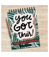 You Got This Word Search Book Spiral Puzzle Pad