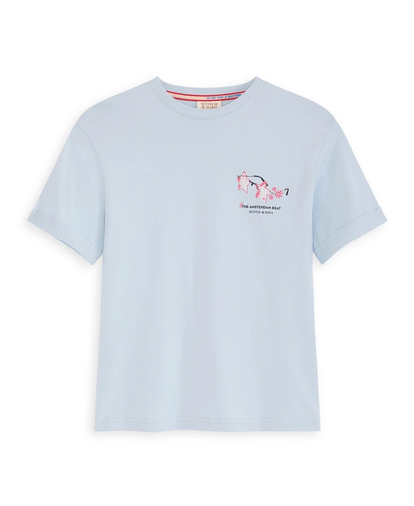 Scotch & Soda Big Girls Jersey Short Sleeve T-Shirt