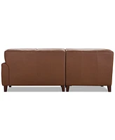 Ashlinn 3-Pc. Leather L Sectional, Exclusively at Macy's