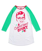 A Christmas Story Girls Ralphie Parker Nightgown Pajamas
