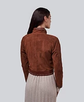 Furniq Uk Women's Suede Studded Jacket, Created for Macy's