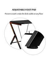 Home Office Modern Ergonomic Study Computer Desk for Small Space