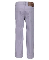 Elie Balleh Big Boys Grey Slim Fit 5 Pocket Twill Pants