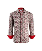 Elie Balleh Big Boys Slim Fit Paisley Print Shirt