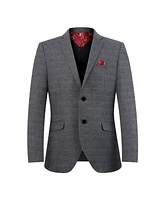 Elie Balleh Toddler Grey Slim Fit Melange Jacket