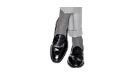 Trafalgar Men's Clayton Birdseye Over The Calf Mercerized Cotton Socks (1Pair)