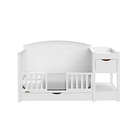Graco Bellwood 5-in-1 Convertible Crib & Changer with Drawer (White)