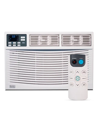 Black+Decker Window Air Conditioner 10,000 Btu, Ac Window Unit Cools Up to 450 Square Feet, Window Ac Unit with Remote Control, 3 Cooling Speeds and F