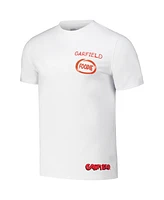 Freeze Max Men's White Garfield Foodie Regular Fit T-Shirt