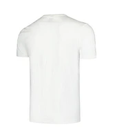 American Classics Men's and Women's White Journey Frontiers Neon Graphic T-Shirt