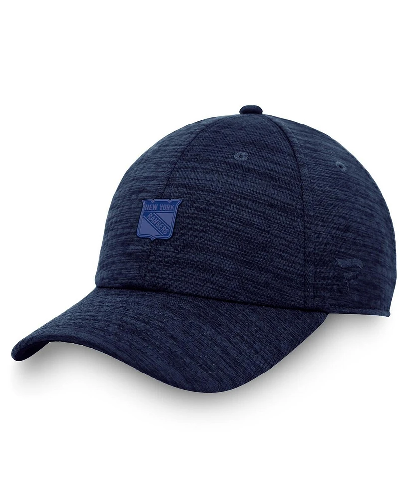 Fanatics Men's Navy New York Rangers Authentic Pro Rest Recover Adjustable Hat