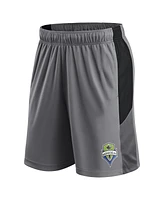 Fanatics Men's Gray Seattle Sounders Fc Team Shorts