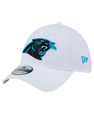 New Era Men's White Carolina Panthers Main 39THIRTY Flex Hat