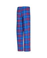 Concepts Sport Women's 2-Piece Blue/Red Detroit Pistons Vector T-Shirt and Flannel Pants Sleep Set