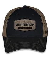 Checkered Flag Sports Men's and Women's Black Noah Gragson Flag Trucker Adjustable Hat
