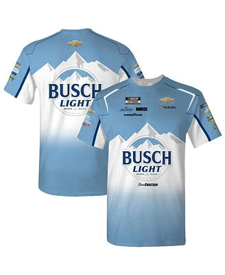 Trackhouse Racing Team Collection Men's Light Blue Ross Chastain Busch Uniform T-Shirt