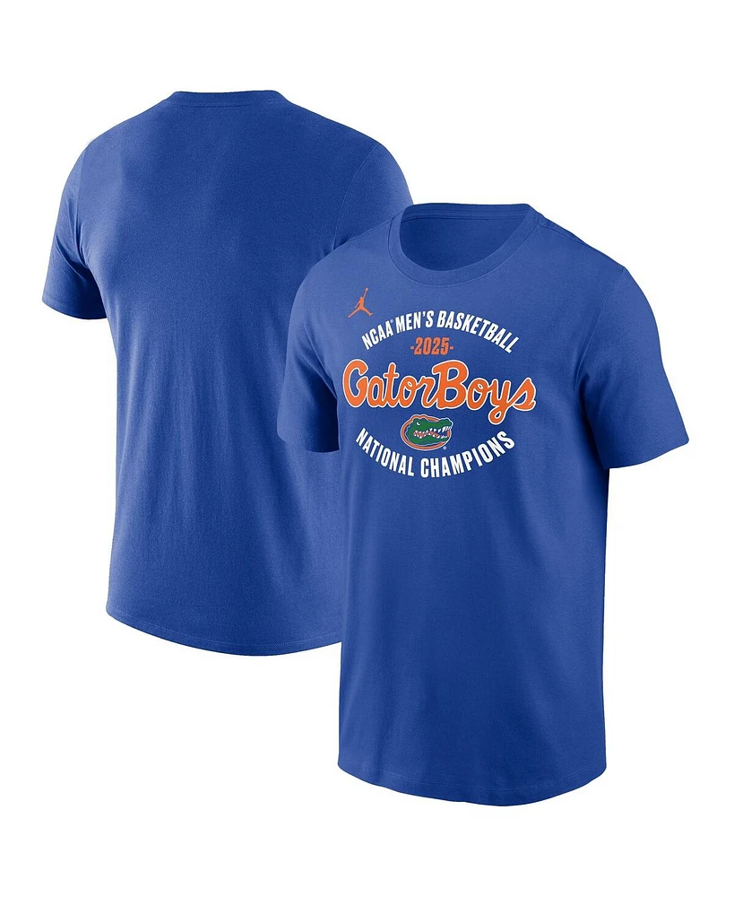 Jordan Men's Royal Florida Gators 2025 Ncaa Basketball National Champions Gator Boys Performance T-Shirt