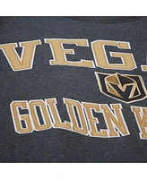 Mitchell & Ness Men's Black Vegas Golden Knights Playoff Win Fleece Pullover Sweatshirt
