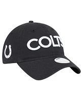 New Era Women's Black Indianapolis Colts Cece 9TWENTY Adjustable Hat