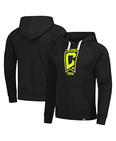 Sportiqe Men's and Women's Black Columbus Crew Olsen Logo Tri-Blend Pullover Hoodie