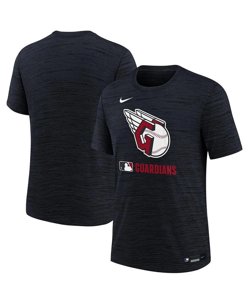 Nike Big Boys and Girls Navy Cleveland Guardians Authentic Collection Velocity Performance T-Shirt