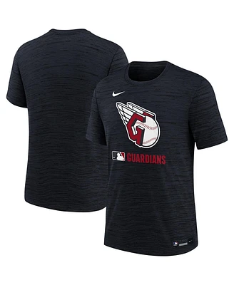 Nike Big Boys and Girls Navy Cleveland Guardians Authentic Collection Velocity Performance T-Shirt