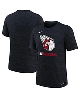Nike Big Boys and Girls Navy Cleveland Guardians Authentic Collection Velocity Performance T-Shirt