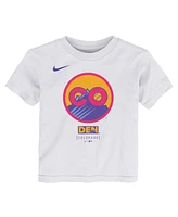 Nike Toddler White Colorado Rockies 2025 City Connect Logo T-Shirt