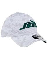 New Era Men's White York Jets Gameday Graded 39THIRTY Flex Hat