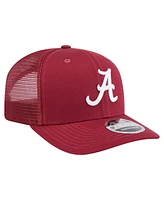 New Era Men's Crimson Alabama Crimson Tide Primary 9SEVENTY Trucker Stretch Snap Hat