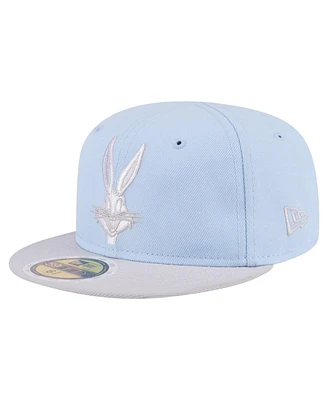 New Era Big Boys and Girls Light Blue/Gray Looney Tunes Two-Tone Color Pack 59FIFTY Fitted Hat