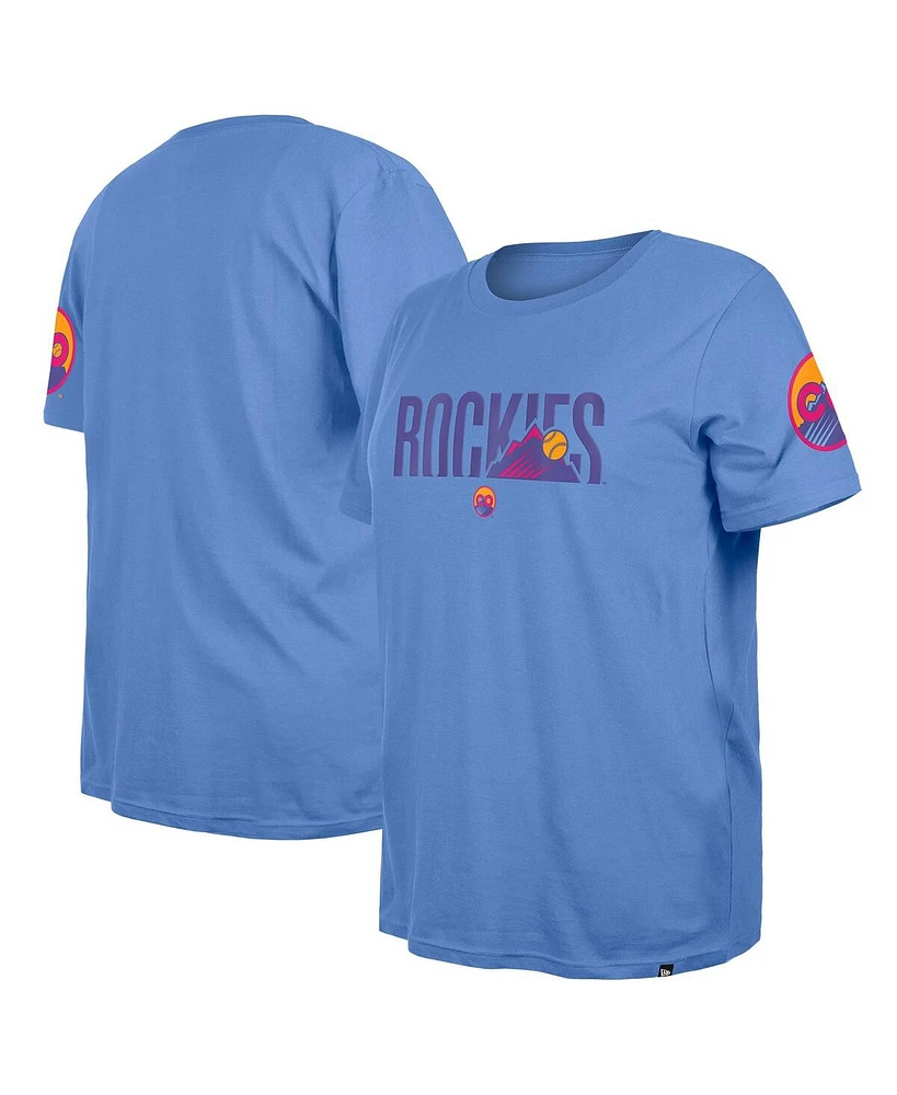 New Era Women's Blue Colorado Rockies 2025 City Connect Plus T-Shirt