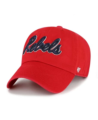 '47 Brand Men's Red Ole Miss Rebels Clean Up Adjustable Hat