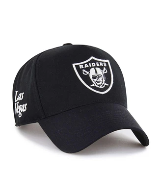 '47 Brand Men's Black Las Vegas Raiders Foundation Offside Adjustable Hat
