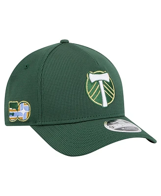 New Era Men's Green Portland Timbers 2025 Jersey Hook 9FORTY M-Crown Adjustable Hat