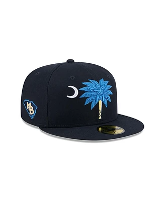 New Era Men's Navy Myrtle Beach Pelicans theme Nights 59FIFTY Fitted Hat