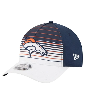 New Era Men's White/Navy Denver Broncos Adventure Gradient 9FORTY M-Crown A-Frame Adjustable Hat