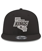 New Era Men's Black Los Angeles Kings State Pride 9FIFTY Snapback Hat
