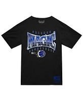 Mitchell & Ness Men's Black Orlando Magic Worldwide Collection Glow Up T-Shirt